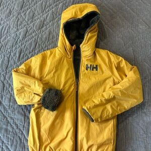 Helly Hansen Kids waterproof Hooded Raincoat Snow Jacket